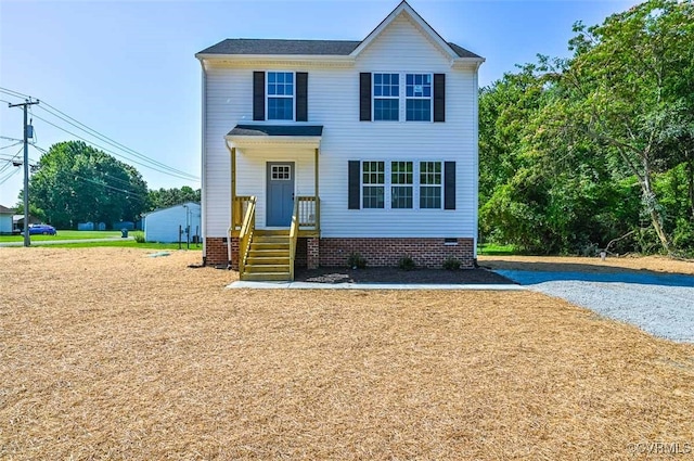 view of front of home