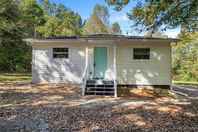 view of front of property