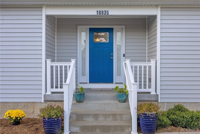 view of property entrance