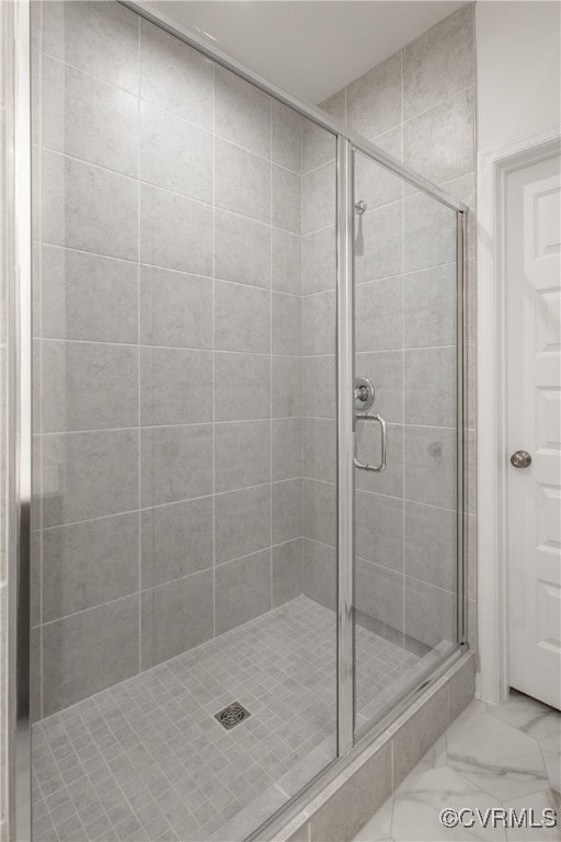 bathroom with walk in shower