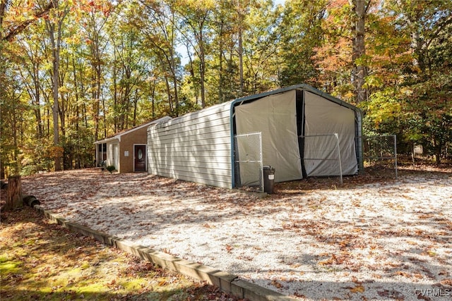 view of outbuilding