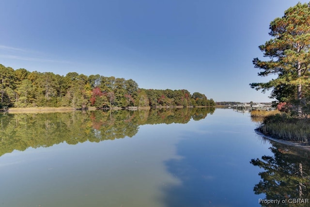 property view of water