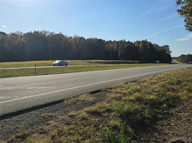 view of road