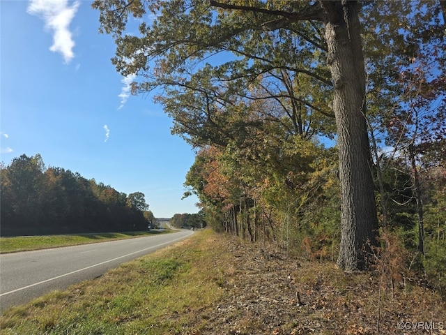 view of road