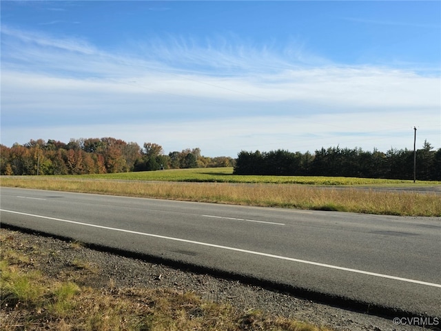 view of road