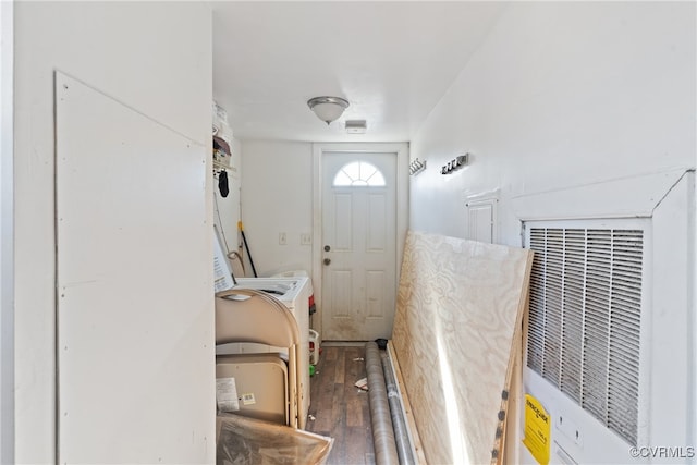 interior space featuring hardwood / wood-style floors