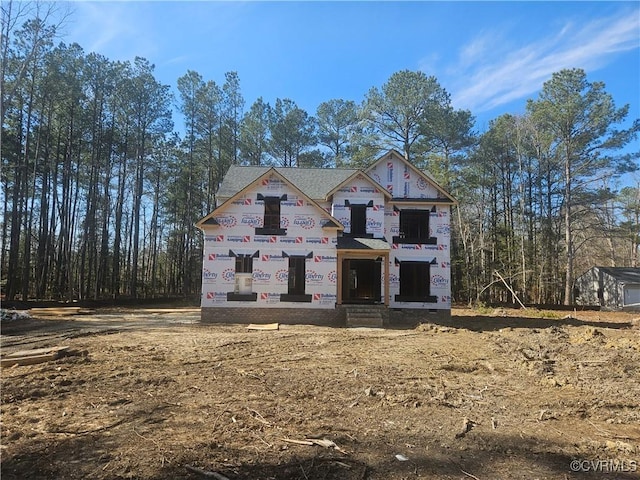 view of property under construction