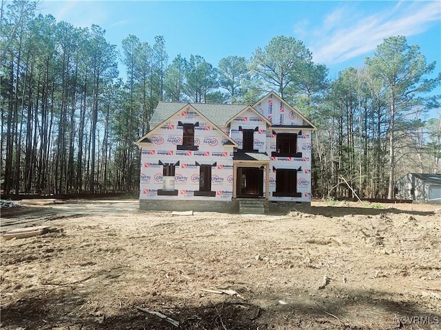 view of property under construction