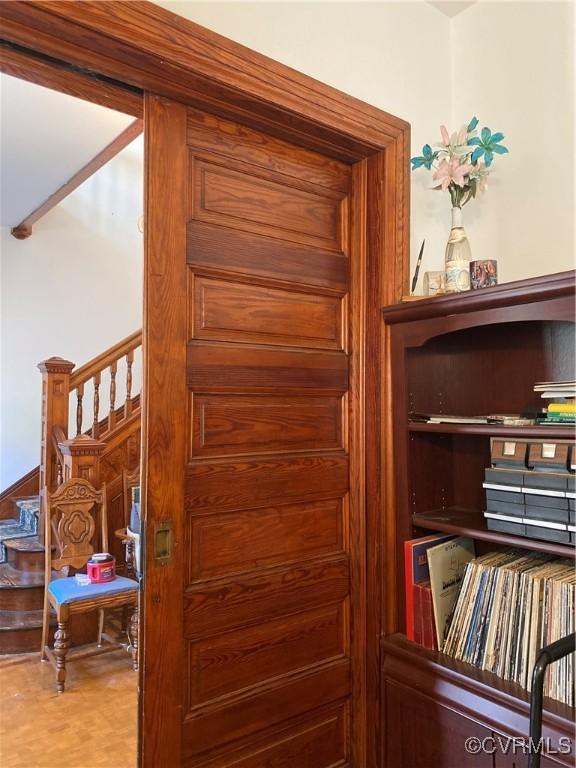 view of room details