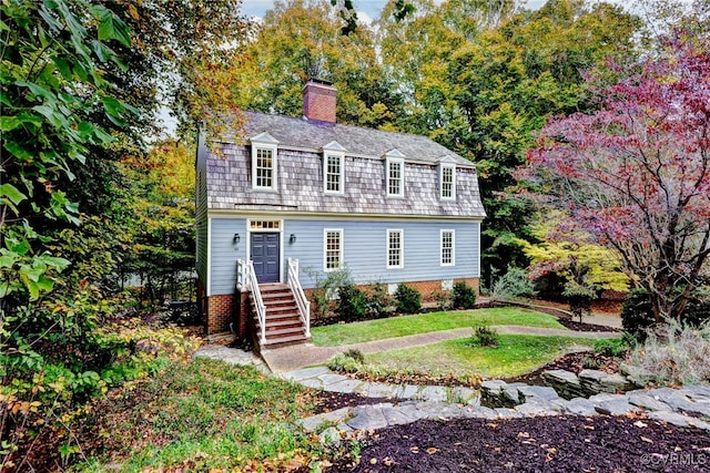 view of front of home