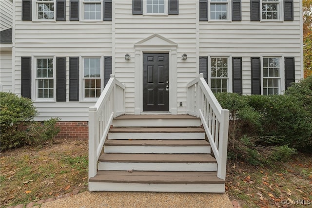 view of entrance to property