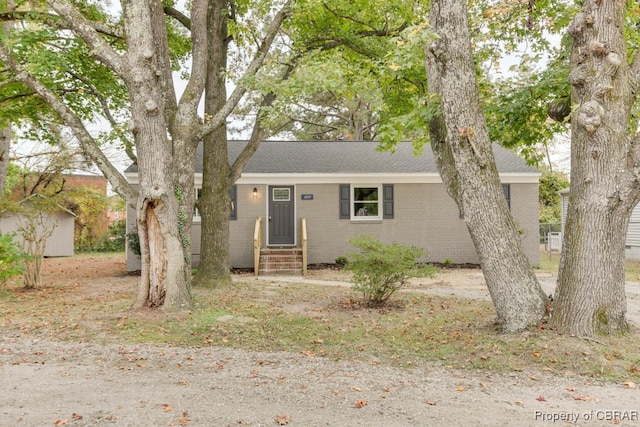 view of front of property