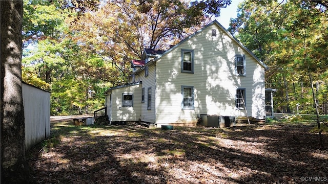 view of back of property