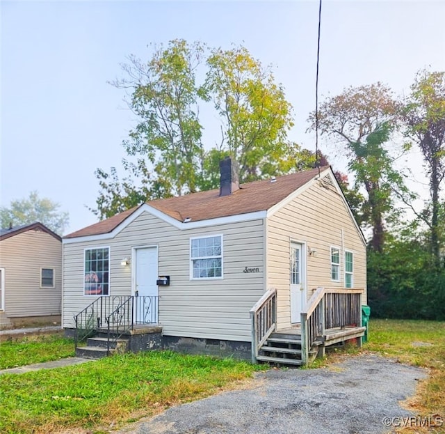 view of rear view of house