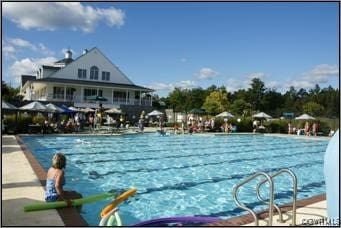 view of pool