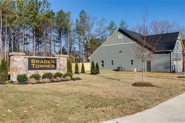 exterior space featuring a yard