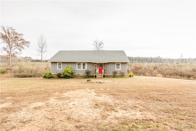 view of ranch-style house