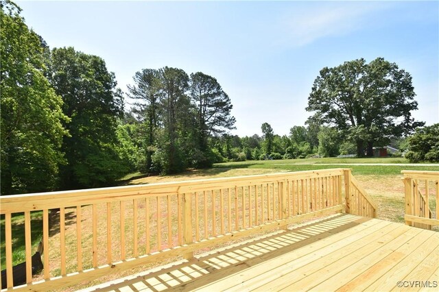 16159 W Patrick Henry Rd, Montpelier, VA 23192 - deck with a lawn