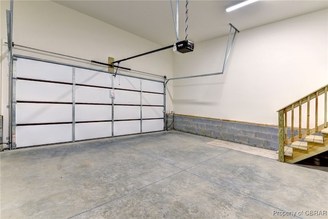 3557 Odi St, West Point, VA 23181 - garage featuring a garage door opener