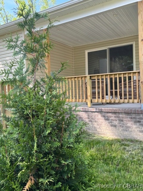 3557 Odi St, West Point, VA 23181 - view of deck