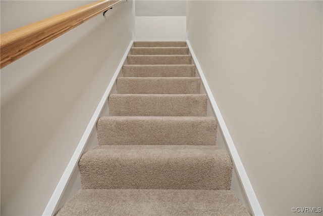 stairs with carpet