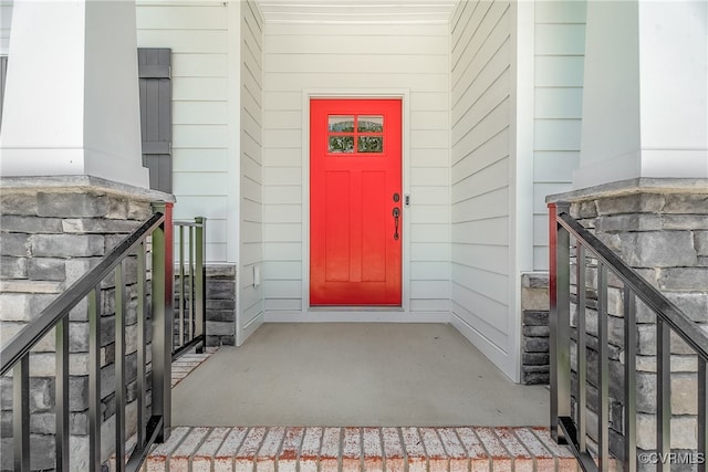 view of entrance to property