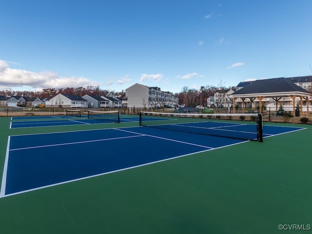 view of sport court