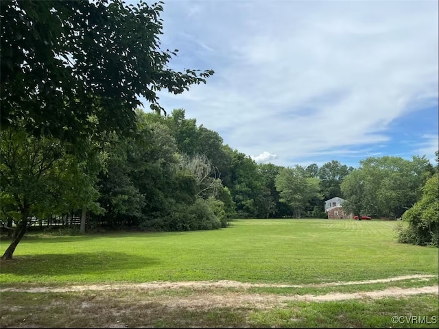 view of community featuring a lawn