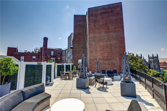 view of patio / terrace featuring outdoor lounge area