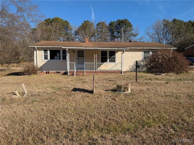 494 Reigel Rd, Emporia, VA 23847 - ranch-style home featuring a front yard