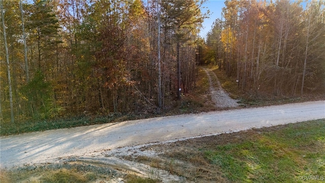 view of street