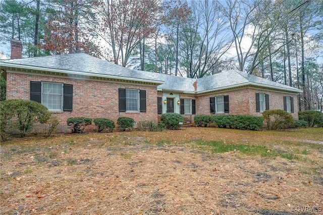 view of ranch-style home