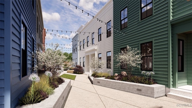 view of home's community featuring a patio