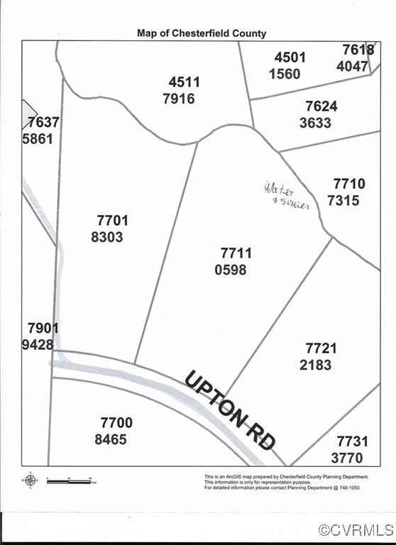 7701 Upton Rd, Chesterfield VA, 23237 land for sale