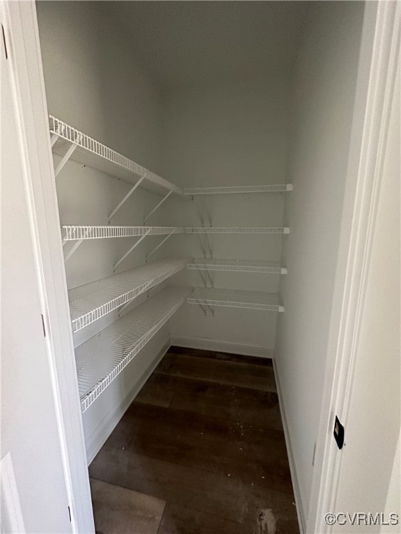 view of pantry