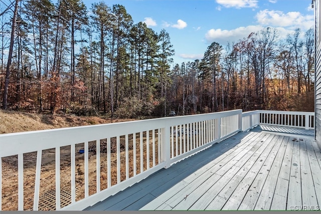 view of deck