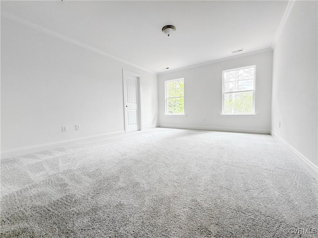 2047 Swiss Ln, Hayes, VA 23072 - carpeted empty room featuring ornamental molding and baseboards