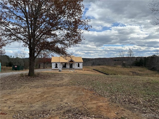 view of front of home