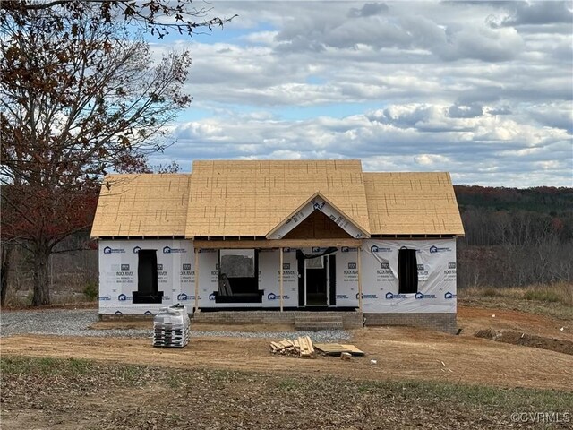 view of property in mid-construction