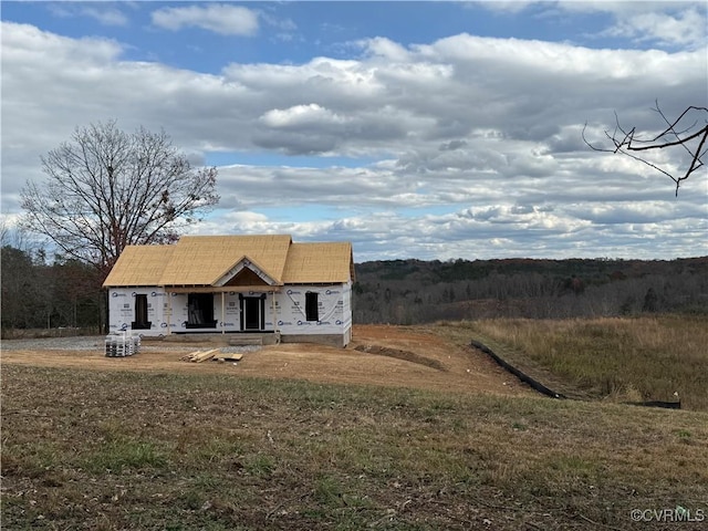 view of property under construction