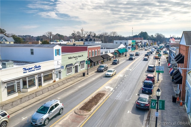 view of road