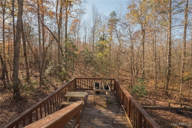 view of deck