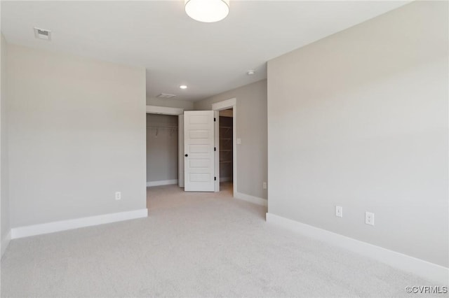 TBD2 Rocky Ford Rd, Beaverdam, VA 23015 - spare room with recessed lighting, visible vents, baseboards, and light colored carpet