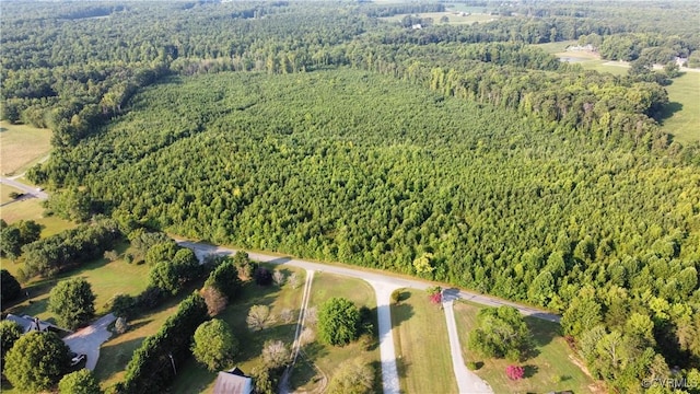 TBD2 Rocky Ford Rd, Beaverdam, VA 23015 - birds eye view of property with a forest view
