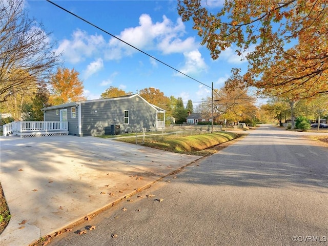 view of front of home