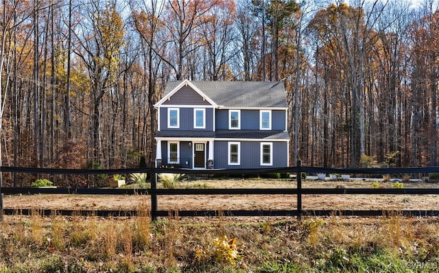 view of front of home