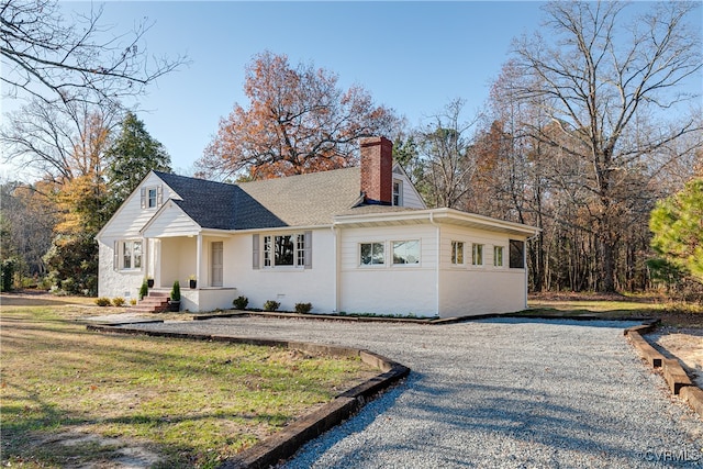 view of front of home