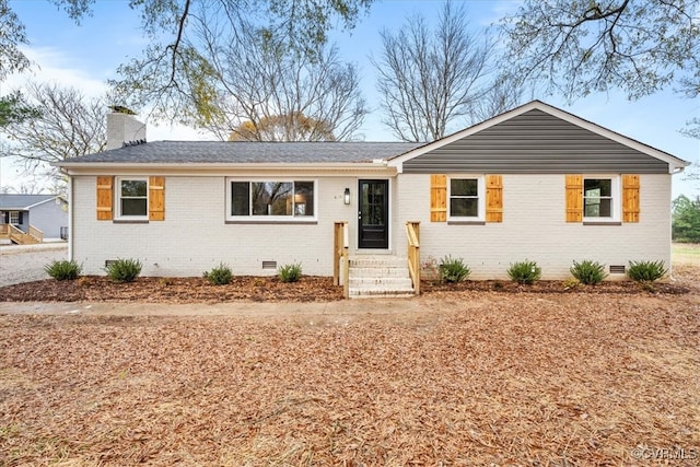 view of ranch-style house