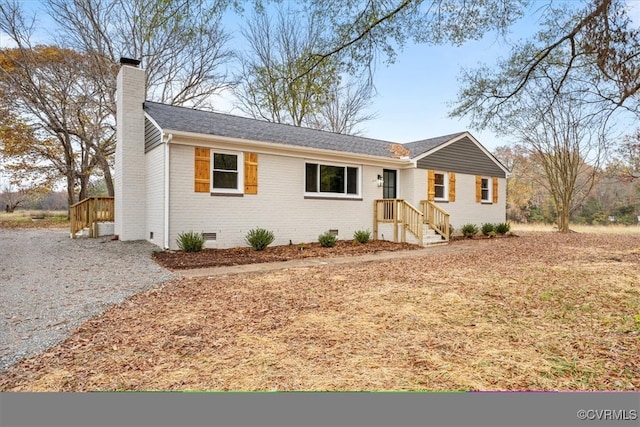 view of ranch-style house