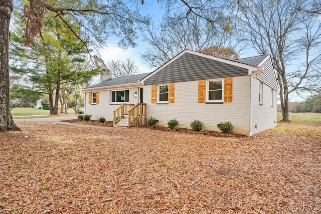 view of ranch-style house